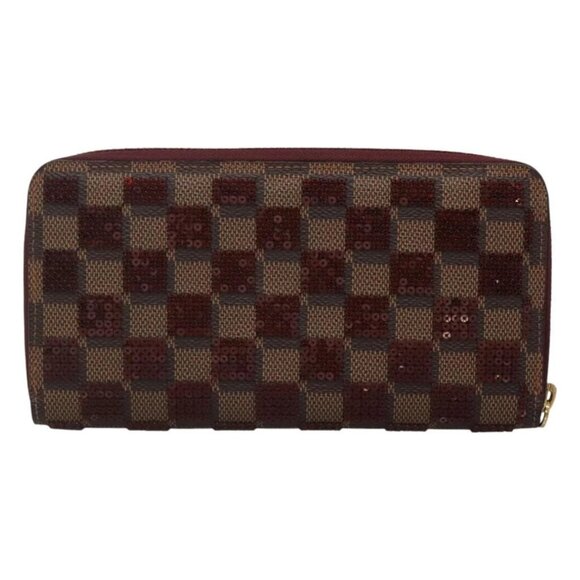 LOUIS VUITTON Damie Payette Zippy Wallet Long Wallet Red - Picture 2 of 16